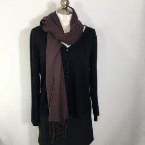 Big Scarf With Thin Tassl