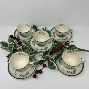 Spode Tea Cup Set Of 9
